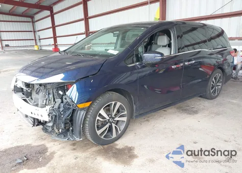 2019 Honda Odyssey Elite из США, поврежденный, VIN 5FNRL6H91KB070910